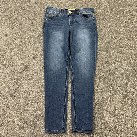 Democracy Jeans Womens 8 Blue Ankle Skinny Stretch Ab Technology Denim Casual - Picture 1 of 7